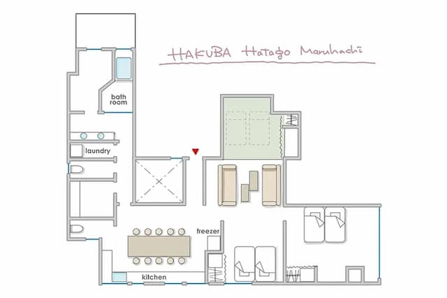 白馬 旅籠丸八｜近白馬岩岳滑雪場/寵物犬同住OK/白馬站開車10分-廚房尊貴套房【不挑房】-10