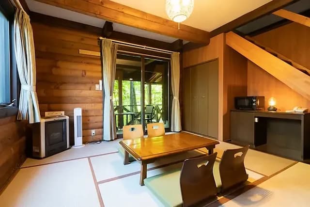 Karuizawa Loghotel Shiozawa no Mori-Cottage SUITE Semi Western-Style Room with Terrace-1
