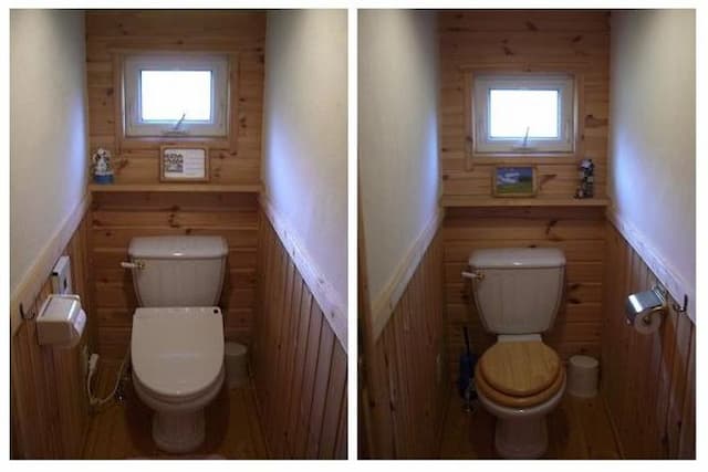 2 toilets　（shower toilet）