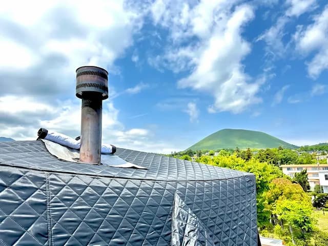 オプションでテントサウナも！