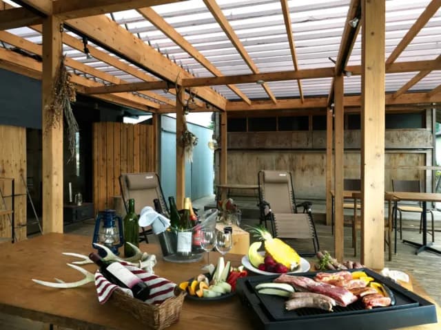 屋根もありますので雨でも安心！