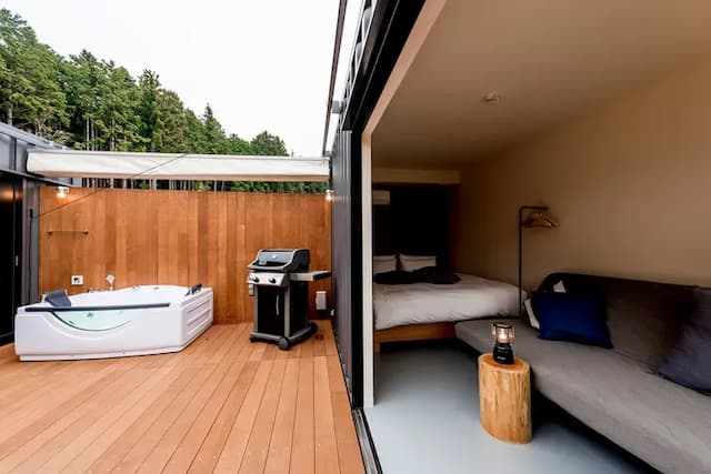 富士御殿場 藤乃煌 豪華露營｜近御殿場Outlet-豪華雙人房附停車位【不挑房】-2