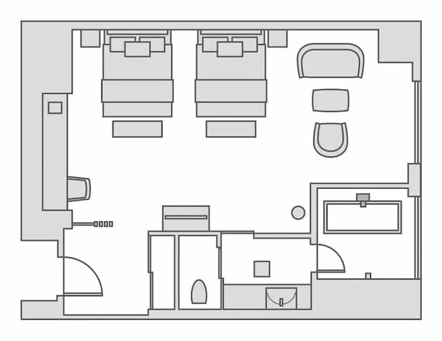Mars Garden Wood Gotemba-[Mt. Fuji garden side] [With hot spring bath] Annex deluxe room [Standard] [Twin room] [Non-smoking] [Mountain view]-6
