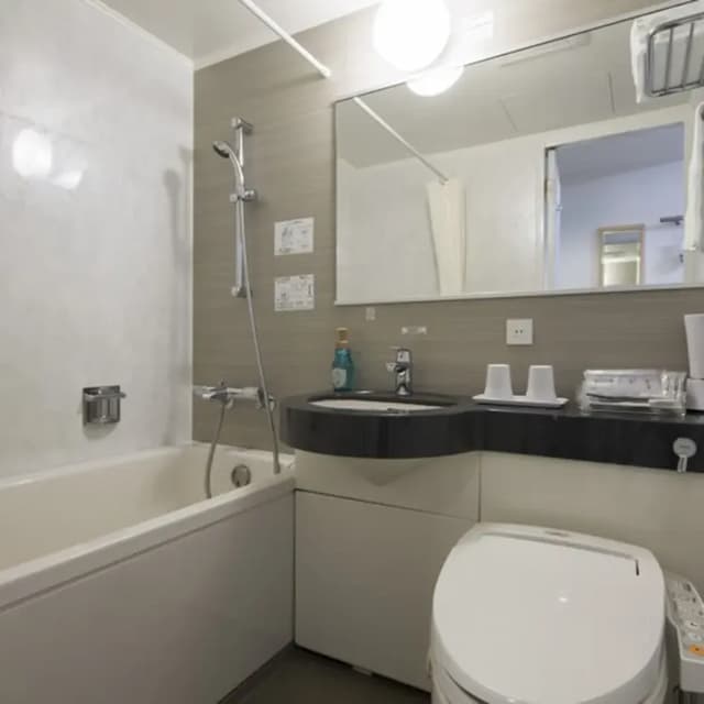 靜鐵商旅 Prezio 靜岡站南｜靜岡站步行2分/腳踏車租借-豪華單人房:加床【不挑房】-4