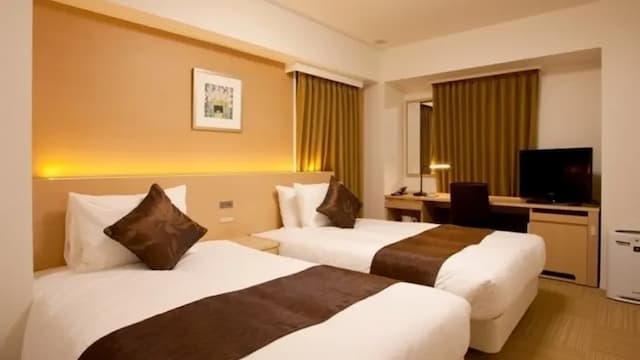 靜鐵商旅 Prezio 靜岡站南｜靜岡站步行2分/腳踏車租借-雙床房【不挑房】-3