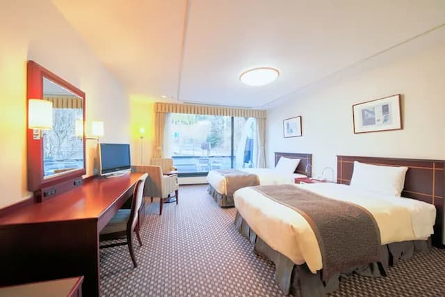 Rembrendt Premium飯店 富士御殿場｜近富士八景之湯/御殿場站車程10分/方便至御殿場Outlet-箱根景標準雙床房【不挑房】-3