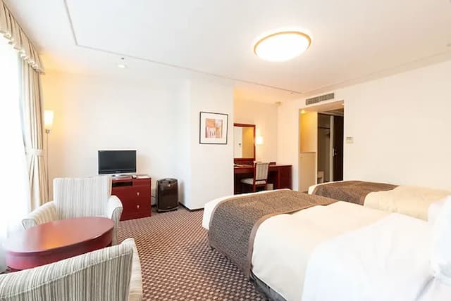 Rembrendt Premium飯店 富士御殿場｜近富士八景之湯/御殿場站車程10分/方便至御殿場Outlet-箱根景標準雙床房【不挑房】-4