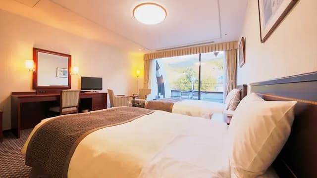 Rembrendt Premium飯店 富士御殿場｜近富士八景之湯/御殿場站車程10分/方便至御殿場Outlet-標準雙床房【不挑房】-1