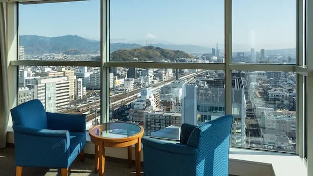 Hotel Grand Hills Shizuoka (BBH Hotel Group)-Panoramic 45sqm corner room [Deluxe] [Double room] [Smoking] [Nightlife view]-3