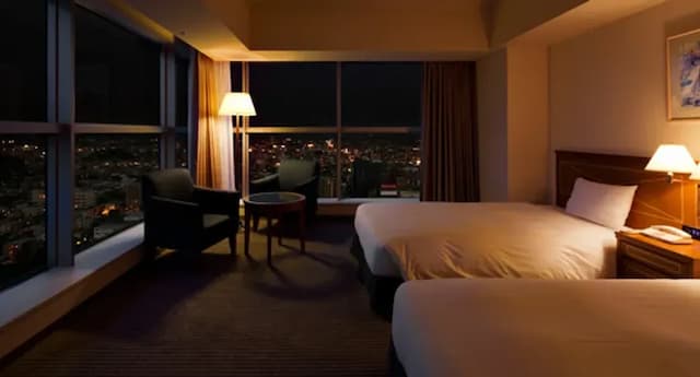 Hotel Grand Hills Shizuoka (BBH Hotel Group)-Panoramic Deluxe Twin Room [Non Smoking] Corner-5
