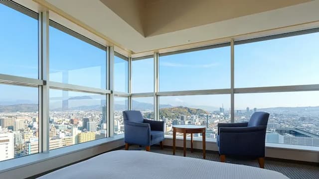 Hotel Grand Hills Shizuoka (BBH Hotel Group)-Panoramic Deluxe Twin Room [Non Smoking] Corner-1