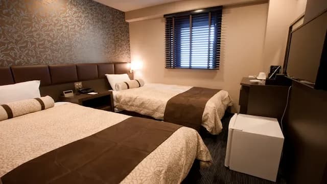 Kuretake Inn Premium Shizuoka-Ekimae-Low-rise second floor compact 100 cm x 2 [Economy] [Twin room] [Smoking] [Smoking/non-smoking not specified]-3