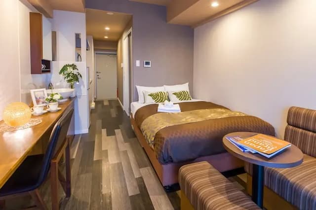 Mr. KINJO in Shanti Van 壺川站｜付費停車位/壺川站步行6分-雙人房【不挑房】-2