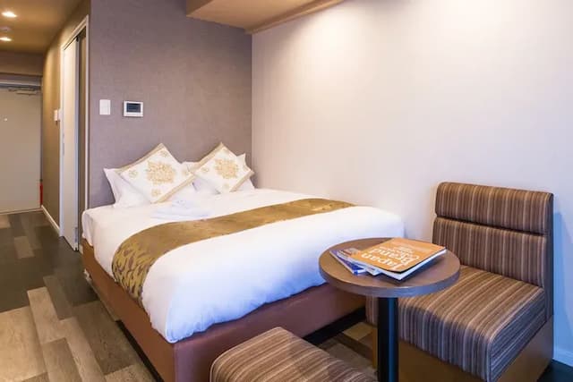 Mr. KINJO in Shanti Van 壺川站｜付費停車位/壺川站步行6分-雙人房【不挑房】-1