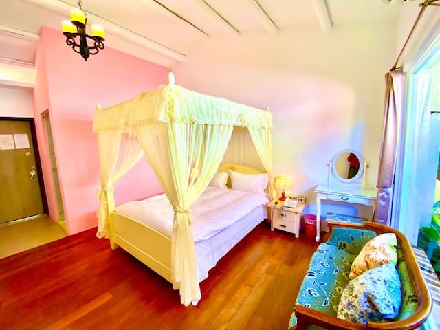 茶香花園民宿-藤蔓玫瑰2人房-6