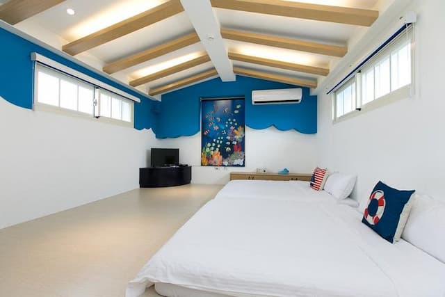 窩在一起－烘焙DIY／免費停車場／免費腳踏車租借／兒童遊戲區-四人房-3