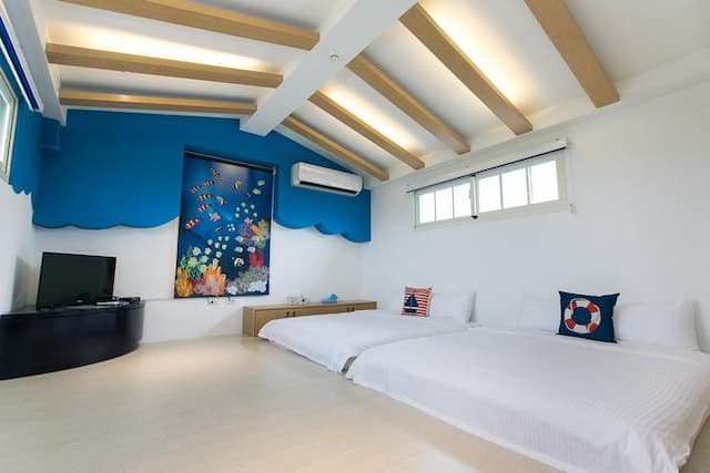 窩在一起－烘焙DIY／免費停車場／免費腳踏車租借／兒童遊戲區-四人房-2