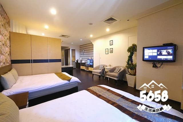 85假期會館 l 絕美海景、緊鄰捷運站-Ocaen view room l Six-person room with sea view-4