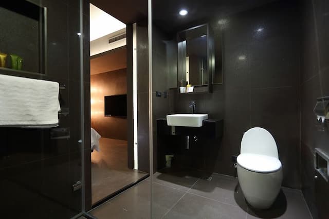 汎特希公寓 | 市區x時尚簡約 | 全景落地採光-標準雙人房(無窗)-4