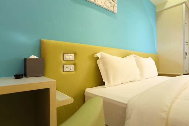 汎特希公寓 | 市區x時尚簡約 | 全景落地採光-標準雙人房(無窗)-7