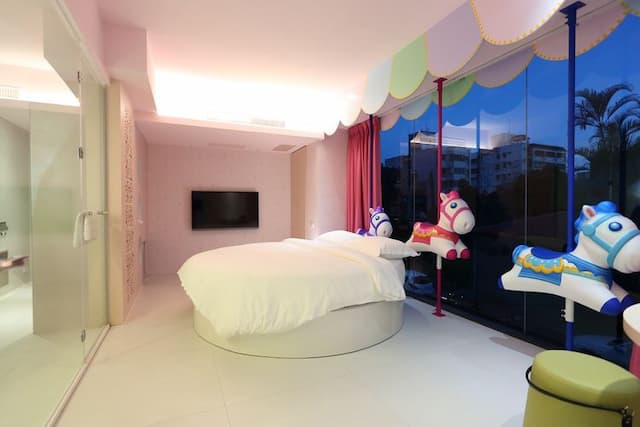 汎特希公寓 | 市區x時尚簡約 | 全景落地採光-奇幻雙人房-7