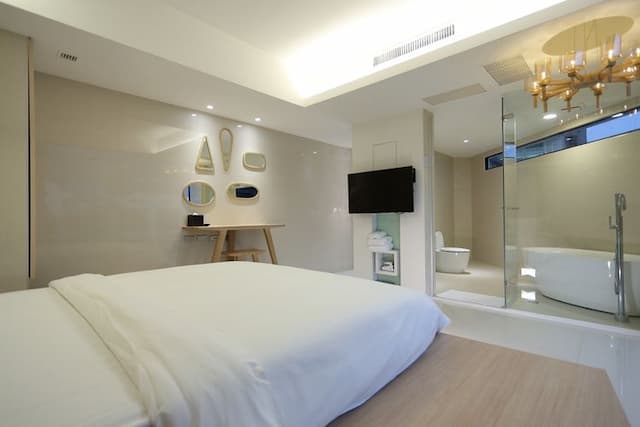 汎特希公寓 | 市區x時尚簡約 | 全景落地採光-驚喜雙人房-2