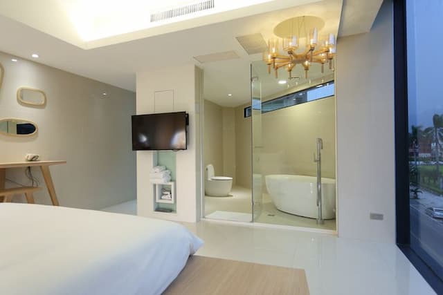 汎特希公寓 | 市區x時尚簡約 | 全景落地採光-驚喜雙人房-4