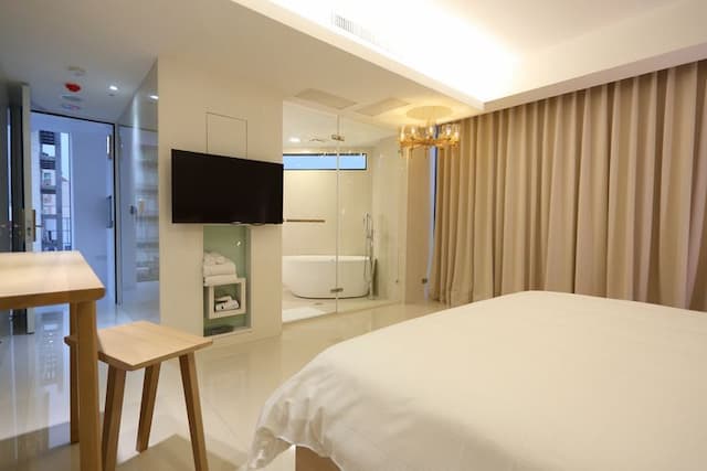 汎特希公寓 | 市區x時尚簡約 | 全景落地採光-驚喜雙人房-3