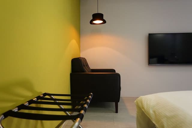 汎特希公寓 | 市區x時尚簡約 | 全景落地採光-商務雙人房(無窗)-3