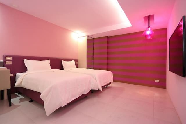 汎特希公寓 | 市區x時尚簡約 | 全景落地採光-商務雙人房(無窗)-9