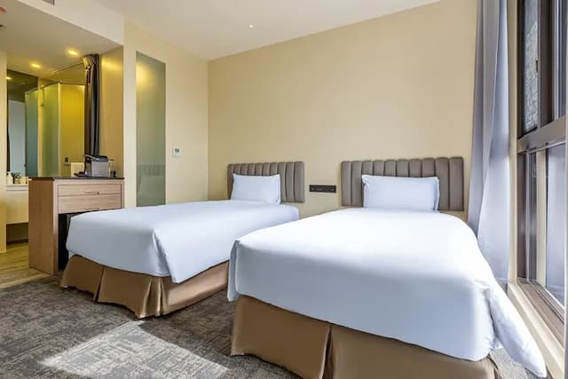 Wudi Hotel Taipei Hangzhou-Standard Twin Room-1