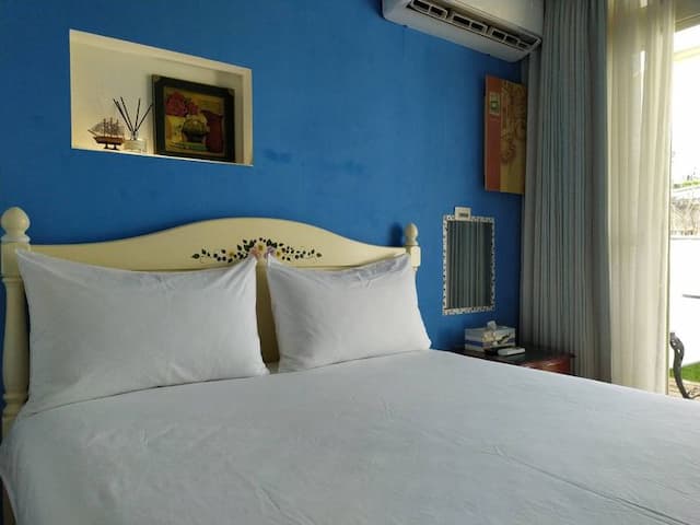 玖拾捌民宿｜可選購18-20人花蓮包棟｜近花蓮火車站-7A 空中庭園雙人房-5