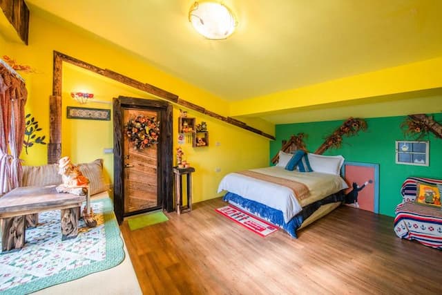 兔兔窩渡假民宿 | BBQ烤肉&自行車使用 | 鄉村風 | 安農溪-南瓜屋-7