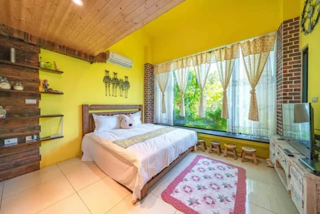 貓天空寵物鄉村民宿-家庭四人房-3