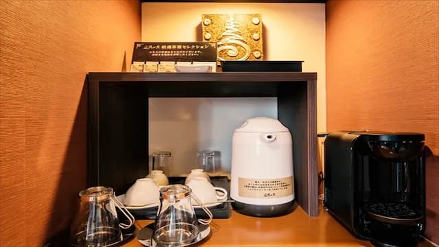 [Common to all rooms] Free drinks such as coffee, tea and green tea are also available.
