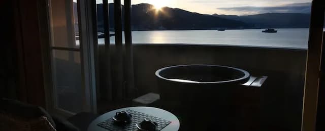 Luxury Japanese Hotel Kaze-no-Kaori Umi-【Open-air bath and top floor】1 twin room  with bar-4