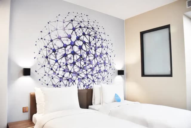 隱和旅｜近逢甲夜市-標準雙床房-2