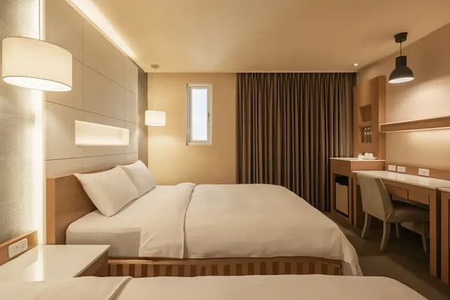 Kindness Hotel - Sanduo Shopping District-Exquisite Triple Room-4