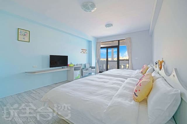 Lai seaside bed and breakfast-Ocaen view room l Seaview Quadruple Room-2