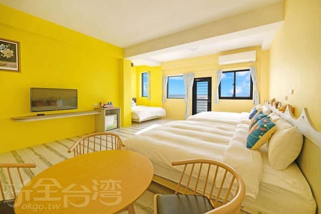 Lai seaside bed and breakfast-Ocaen view room l Sea View Room-1