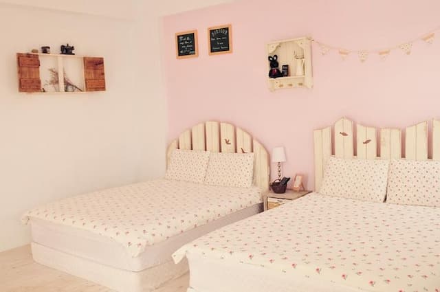 南風小路民宿 l 山水沙灘-小情人四人套房-2