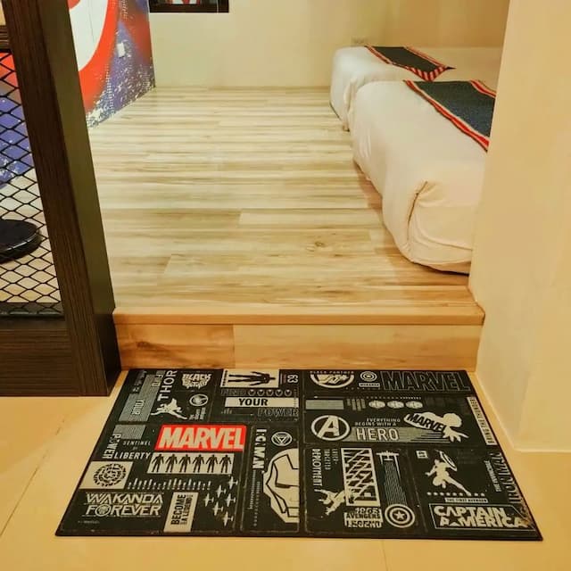 聽見蝸牛民宿 | 自行車使用｜BBQ場地｜停車場-美式英雄四人房-8