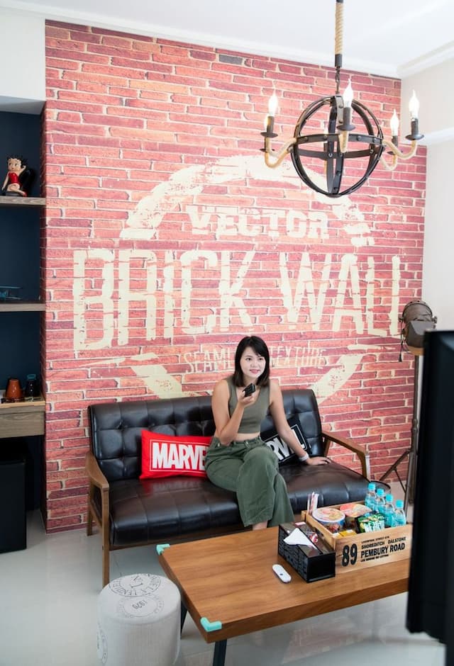 聽見蝸牛民宿 | 自行車使用｜BBQ場地｜停車場-美式英雄四人房-4