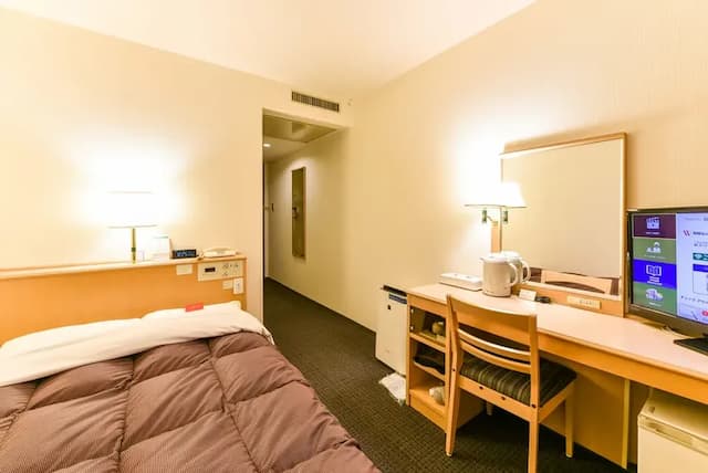 飛驒高山華盛頓廣場飯店｜高山站徒步1分/三町古建築保存區徒步11分-小雙人房【不挑房】-1