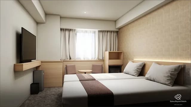 大和ROYNET飯店 岐阜｜岐阜站徒歩7分/岐阜城開車10分-休閒雙床房(女性限定)【不挑房】-1