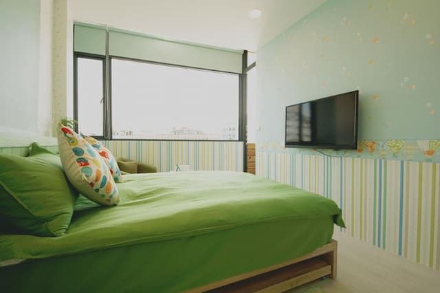 宜蘭羅東夜市迷彩民宿-綠雙人套房-3