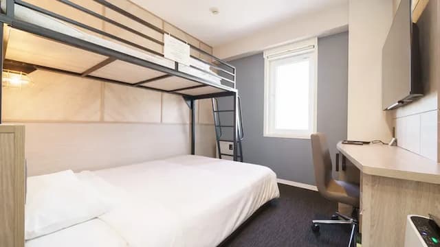 Super Hotel Hida Takayama-Standard Double bed and Loft Bed-1