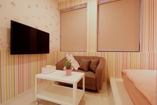 宜蘭羅東夜市迷彩民宿-粉雙人房-3