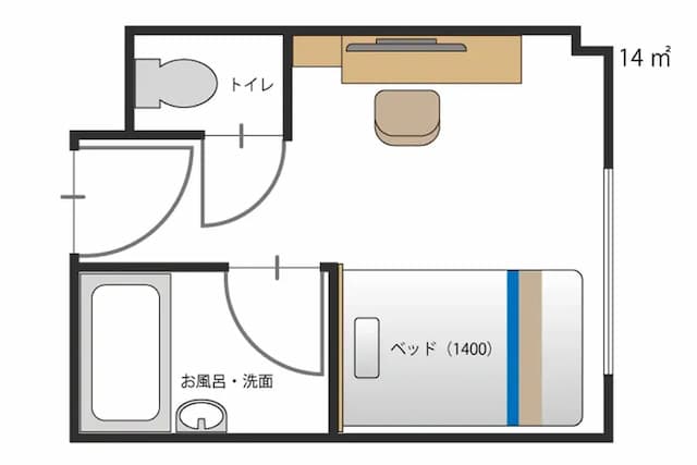 高山飛驒高山瓦特飯店及Spa｜高山站徒歩7分/三町古建築保存區徒步14分-經濟雙人房A【不挑房】-4