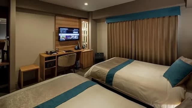 高山飛驒高山瓦特飯店及Spa｜高山站徒歩7分/三町古建築保存區徒步14分-隨機雙床房【不挑房】-3